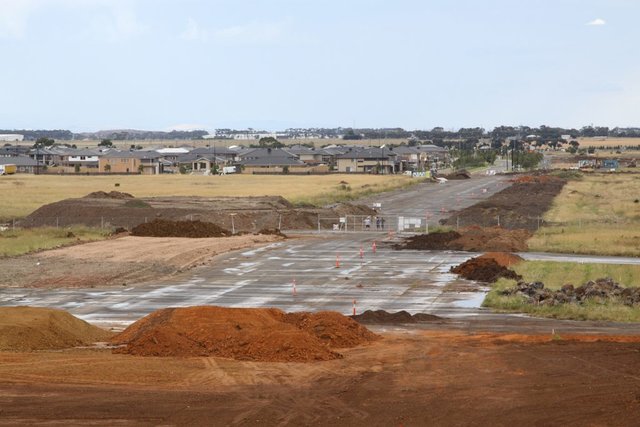 Looking north along the former RAAF runway