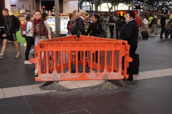 Do they stick down the tactile paving with bubble gum?