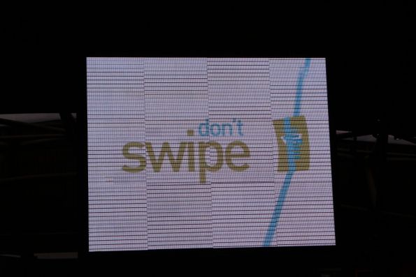 'Don't swipe'