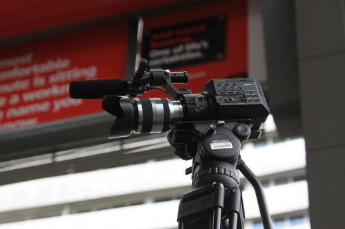 Another camera for the promotional event clogging up Southern Cross Station