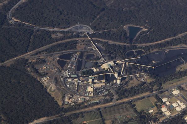 Looking down on the balloon loop at the Tahmoor Colliery in the Southern Highlands