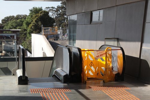 Two days on: escalator still broken at North Melbourne