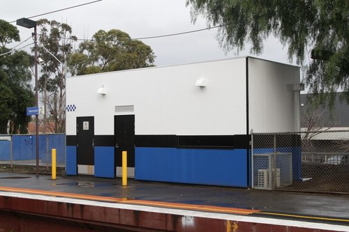 Completed Baillieu Box at Newmarket station