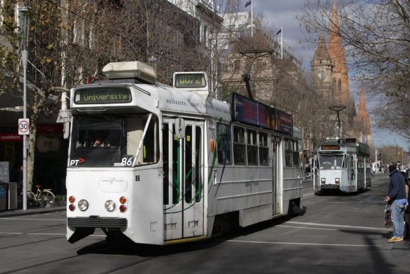 Z1.86 northbound at Swanston and Bourke Streets