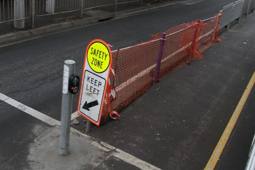 It only lasted a month - three fence panels taken out by a wayward motorist