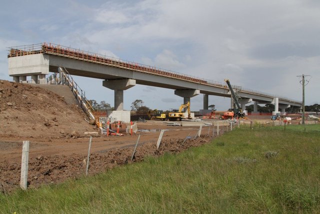 All bridge spans in place on the new RRL flyover