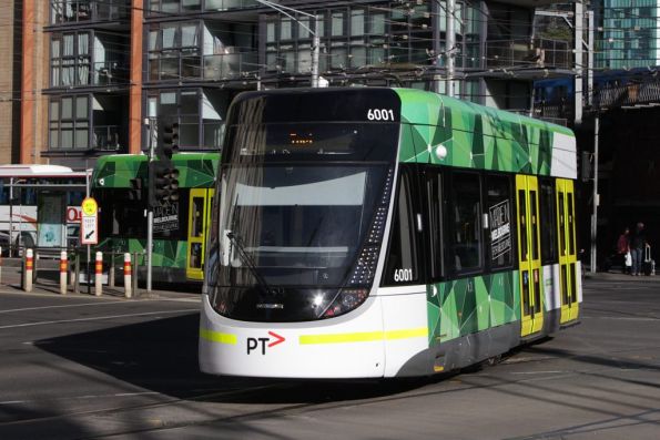 Fleet number decals on E.6001 now moved to the top of the windscreen