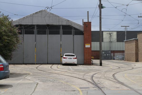 Sheds at North Fitzroy Depot now locked up, City Circle trams now back to Southbank Depot