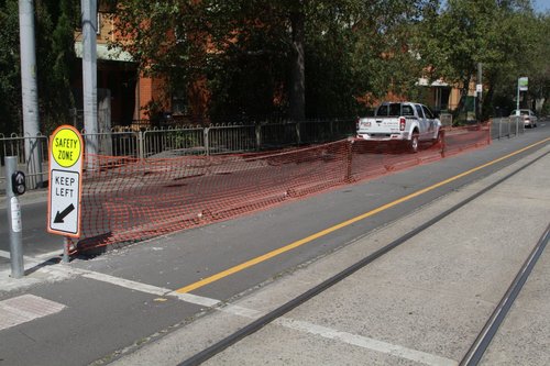 A record sized spill this time - nine of the fence panels were taken out!