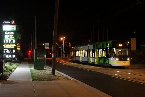 Headed east on Williamson Road, after leaving the reserved track