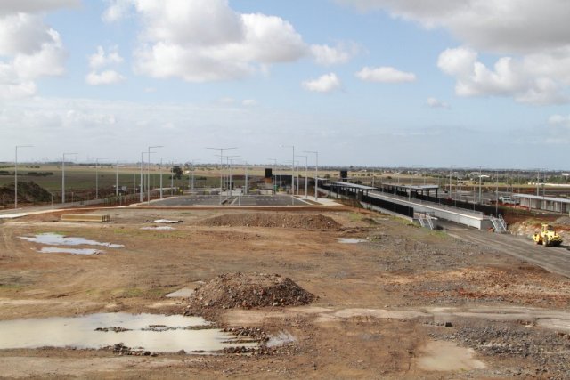 Car park and station buildings all complete at Tarneit