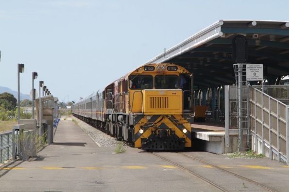 Locomotive 2152 still leading the train at Townsville