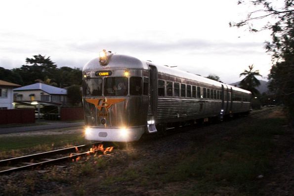 This week railcar 2028 made the four day journey from Cairns and Forsayth and back