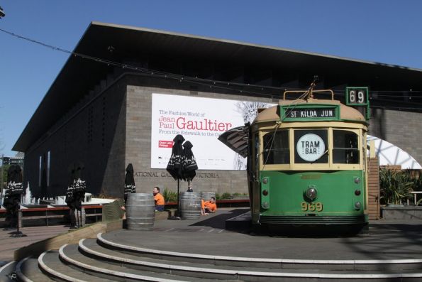 SW6.969 converted in a bar, located outside the Arts Centre