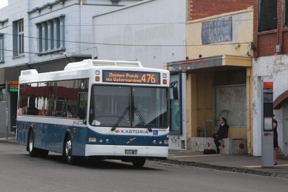 Kastoria Bus Lines bus #49 rego BS00AX on route 476 at Essendon station