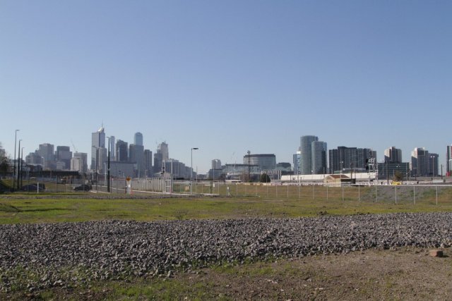 Former site of the Creek Siding, this section is now open space