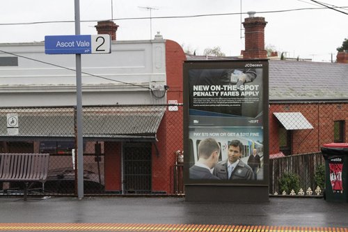 Double helping of PTV advertising for the new on-the-spot 'Penalty Fares' regime