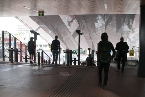 V/Line passengers have to head downstairs at Footscray for City Loop services