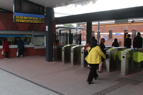 Changing to a City Loop service at Footscray, and you have to touch on again