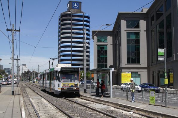 B2.2056 heads north on route 55 along Kings Way at York Street