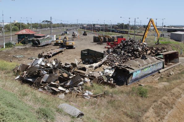 Scrapping of surplus Pacific National wagons at North Geelong Yard