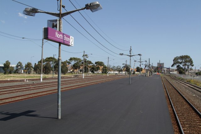 Platforms 1 and 2 freshly resurfaced