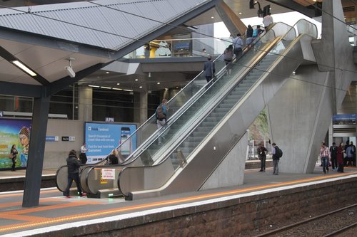 This time an escalator at North Melbourne platform 2/3 has broken down