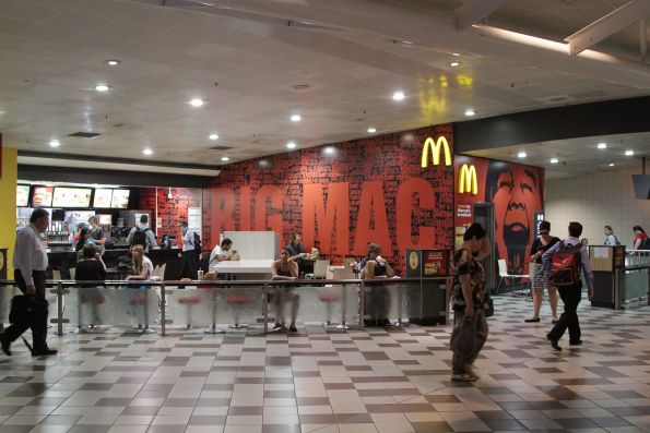 McDonalds on the concourse at Brisbane Central station 