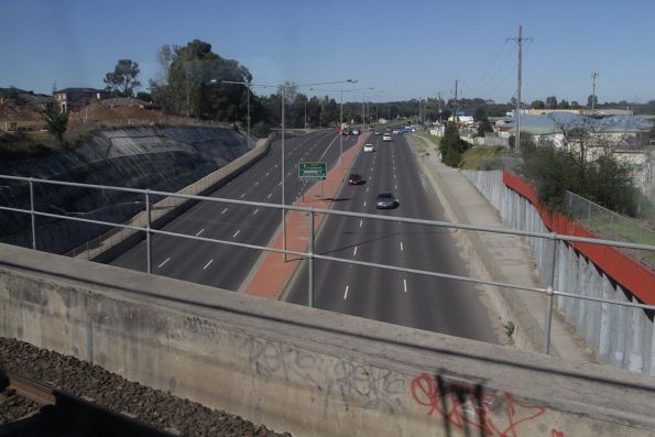 Narre Warren - Cranbourne Road passes beneath the railway at Narre Warren