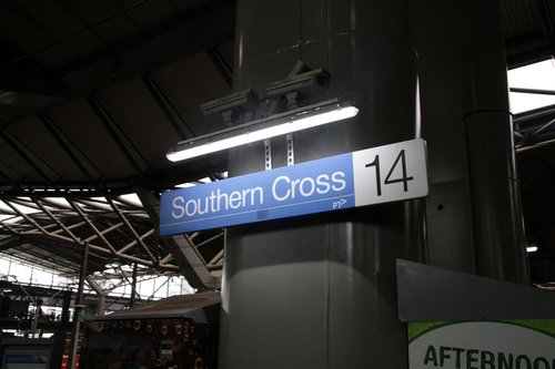 'Interim lighting solution' in place at Southern Cross platforms 13 and 14