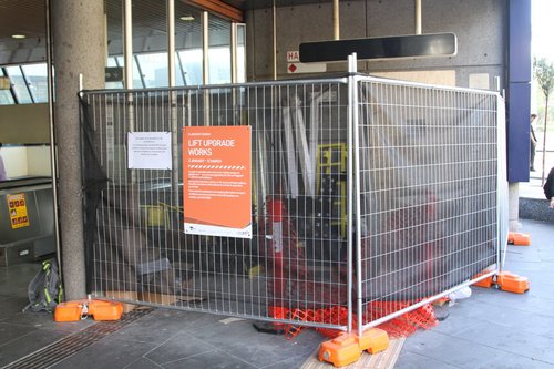 Lift linking Flagstaff station to the street closed for total replacement