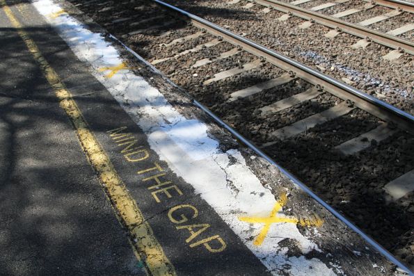 Crumbling platform edge marked for replacement at Strathmore station