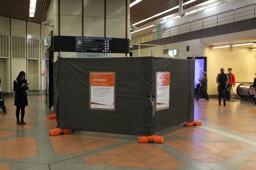 Lift upgrade works underway at Flagstaff station