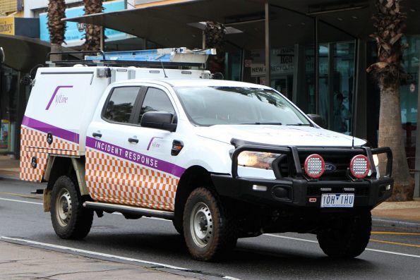 V/Line incident response ute between jobs in Geelong