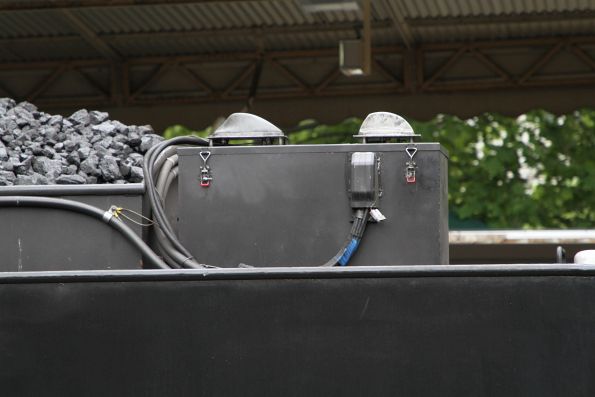 ICE radio equipment box on the tenter of A2 986