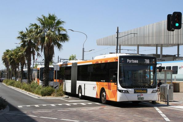 Ventura articulated bus #1271 BS02MF on route 788 at Frankston station