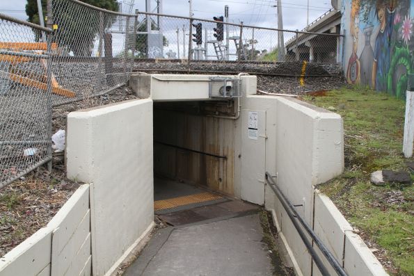 Pedestrian subway at Albion station