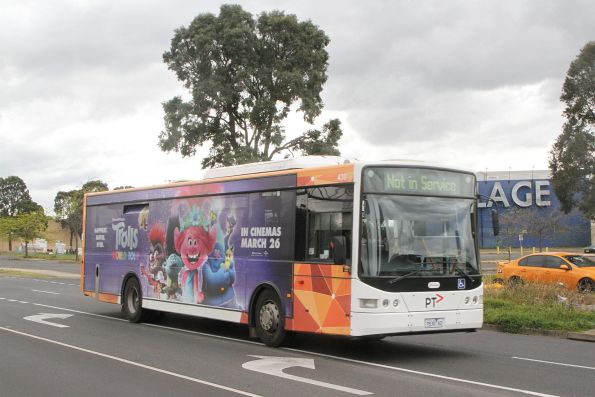 Transdev bus #430 7830AO out of service on Harvester Road, Sunshine