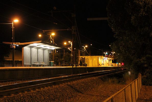 Late night at Albion station