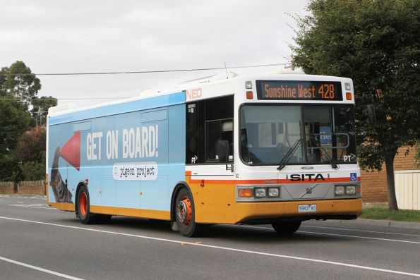 Transit Systems  bus #52 5983AO on route 428 along Hampshire Road, Sunshine