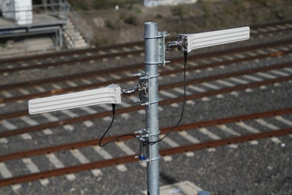 Trackside Radio Assembly lineside at West Footscray for the new communications-based train control (CBTC) system