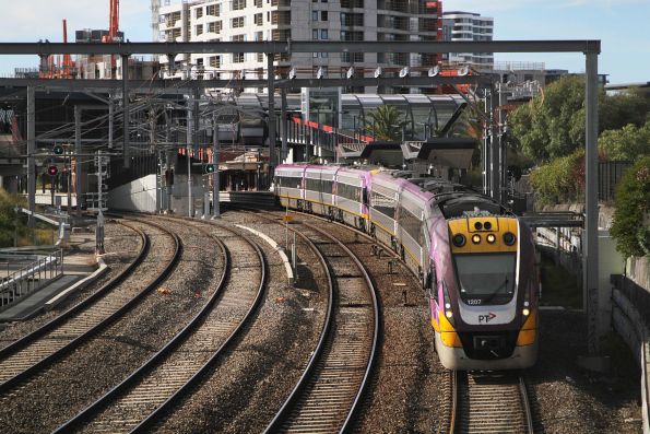 VLocity VL07 and classmate on the down at Footscray