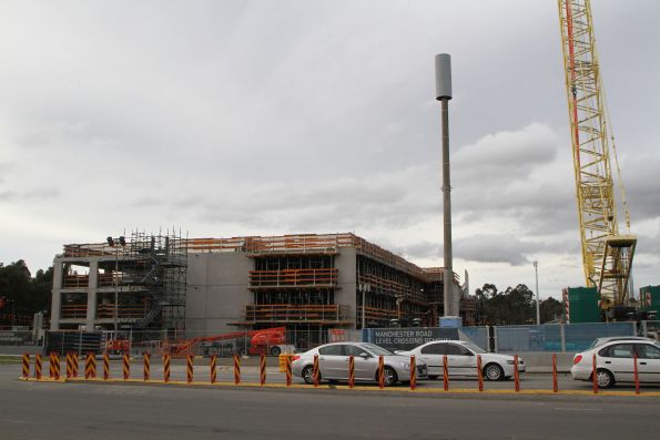 Multi storey car park taking shape on the north side of the station