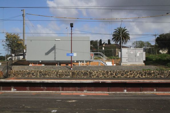 Prefabricated signal equipment room at Malvern station