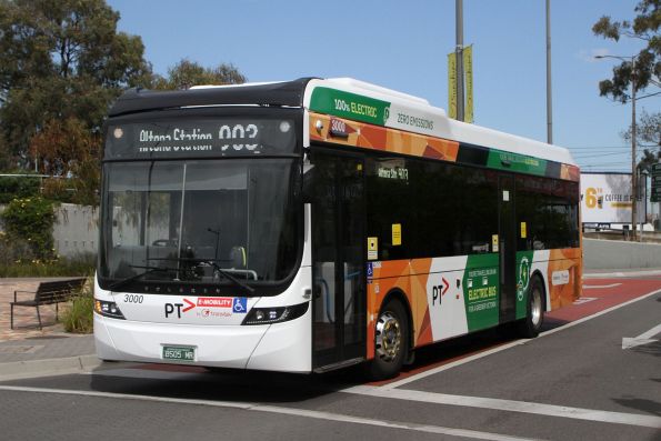 Transdev electric bus #3000 BS05MR on route 903 at Sunshine station