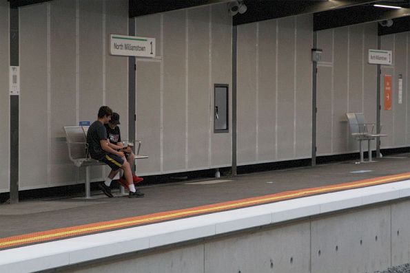 Who designs this crap - the seats at the new North Williamstown station are sky high