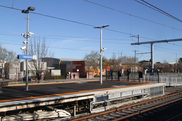 Platform extension at the down end of Watergardens platform 2 and 3