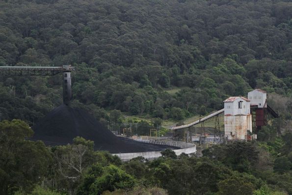 New and old coal loaders at the South32 operated Dendrobium Mine