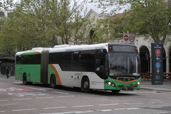 ACTION articulated bus #527 at City Interchange  