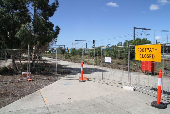 Shared path south of Sunshine station closed for a few months to allow service relocation works to proceed